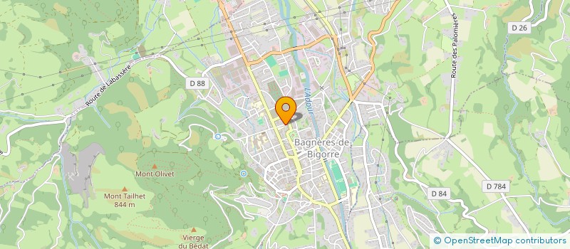 localisation de l'entreprise MONSIEUR CHRISTOPHE SEGARRA  BAGNERES-DE-BIGORRE