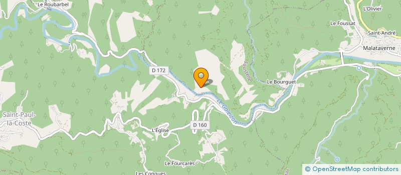 localisation de l'entreprise MONSIEUR CHRISTOPHE SEGUIER  SAINT-PAUL-LA-COSTE