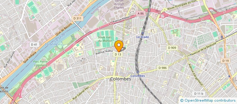 localisation de l'entreprise MONSIEUR CHRISTOPHE SEGUIN  COLOMBES