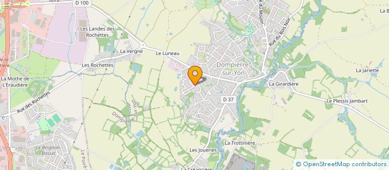 localisation de l'entreprise MONSIEUR CHRISTOPHE SEGUIN  DOMPIERRE-SUR-YON