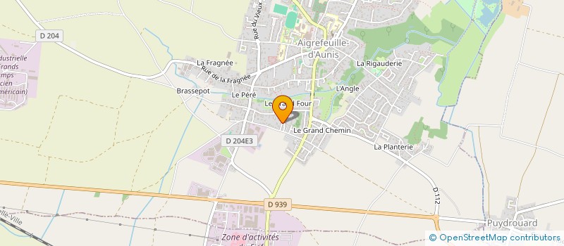 localisation de l'entreprise MONSIEUR CHRISTOPHE SEGUIN  AIGREFEUILLE-D'AUNIS