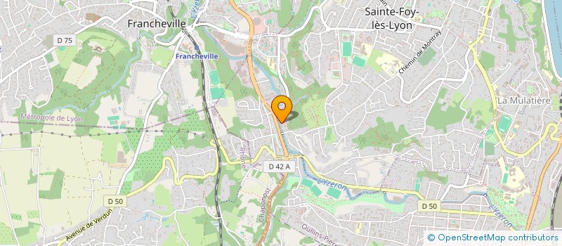 localisation de l'entreprise MONSIEUR CHRISTOPHE SEGURA  SAINTE-FOY-LES-LYON