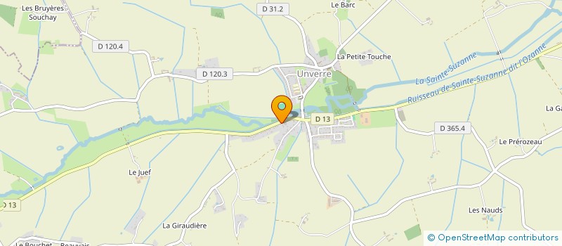localisation de l'entreprise MONSIEUR CHRISTOPHE SEIGNEURET à UNVERRE