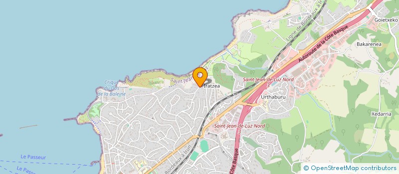 localisation de l'entreprise MONSIEUR CHRISTOPHE SEIN à SAINT-JEAN-DE-LUZ