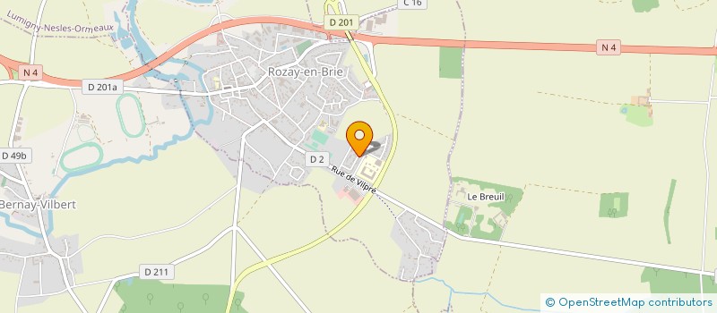 localisation de l'entreprise MONSIEUR CHRISTOPHE SELLIER  LA JONCHERE-SAINT-MAURICE