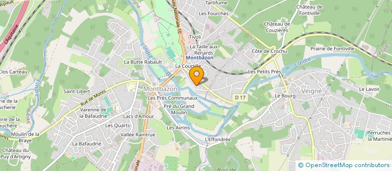 localisation de l'entreprise MONSIEUR CHRISTOPHE SEMET  MONTBAZON