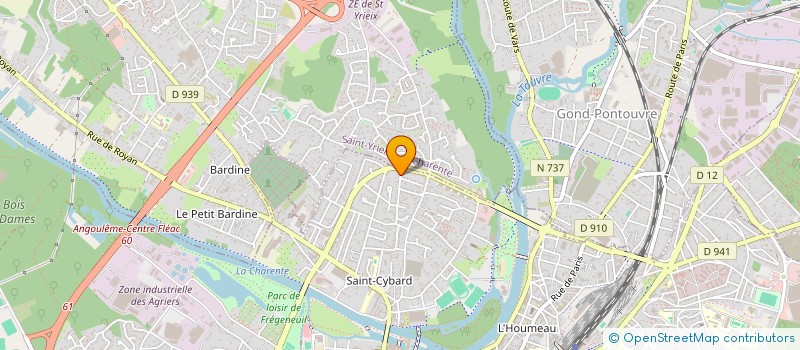 localisation de l'entreprise MONSIEUR CHRISTOPHE SEMUR à ANGOULEME