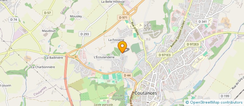 localisation de l'entreprise MONSIEUR CHRISTOPHE SENEGAS  COUTANCES