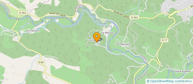 localisation de l'entreprise MONSIEUR CHRISTOPHE SERRA  LE THORONET