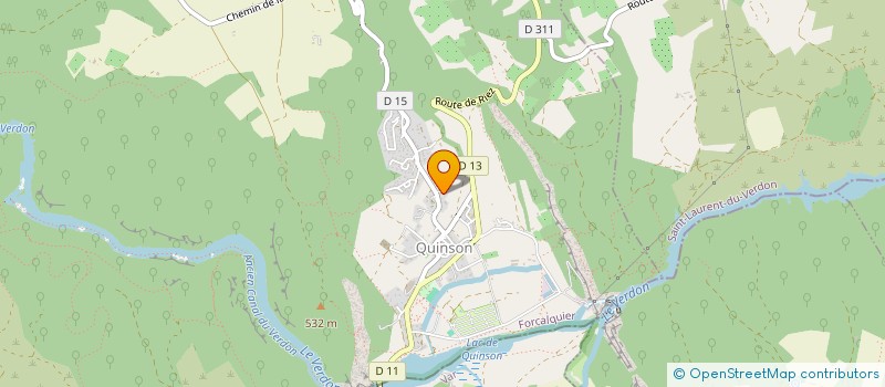 localisation de l'entreprise MONSIEUR CHRISTOPHE SERRA  QUINSON