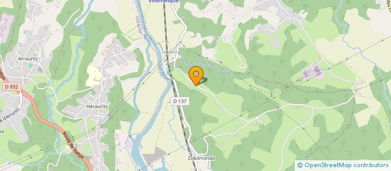 localisation de l'entreprise MONSIEUR CHRISTOPHE SERRE  USTARITZ