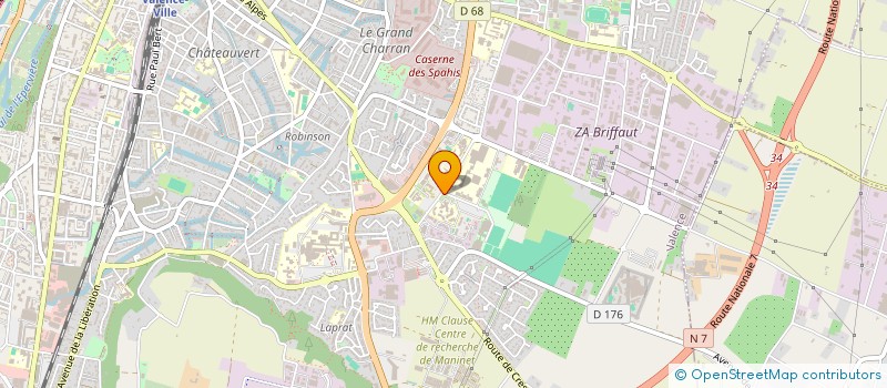 localisation de l'entreprise MONSIEUR CHRISTOPHE SERRE  VALENCE