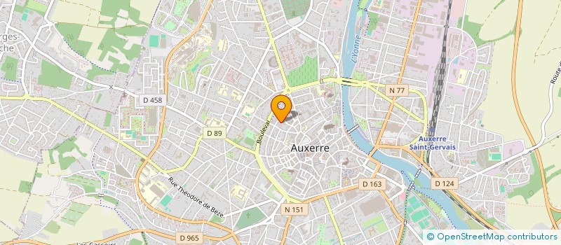 localisation de l'entreprise MONSIEUR CHRISTOPHE SERRE à AUXERRE