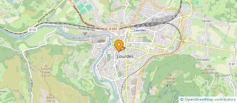localisation de l'entreprise MONSIEUR CHRISTOPHE SEURU à LOURDES