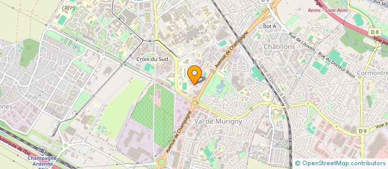 localisation de l'entreprise MONSIEUR CHRISTOPHE SEYS  REIMS