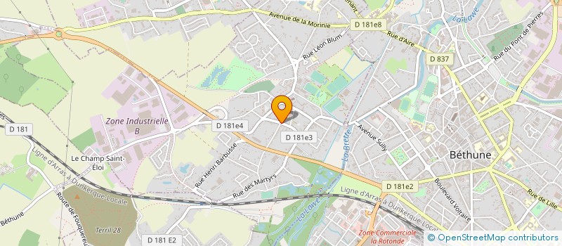 localisation de l'entreprise MONSIEUR CHRISTOPHE SGARD  ARMENTIERES