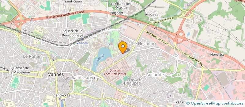 localisation de l'entreprise MONSIEUR CHRISTOPHE SIBERIL à VANNES