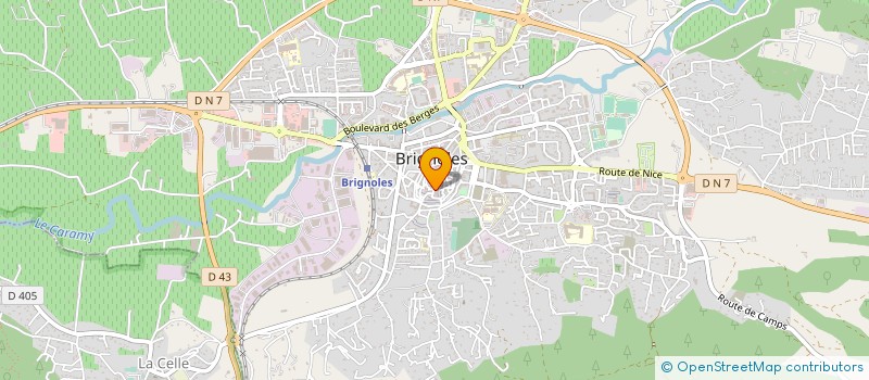 localisation de l'entreprise MONSIEUR CHRISTOPHE SIBILLE à BRIGNOLES