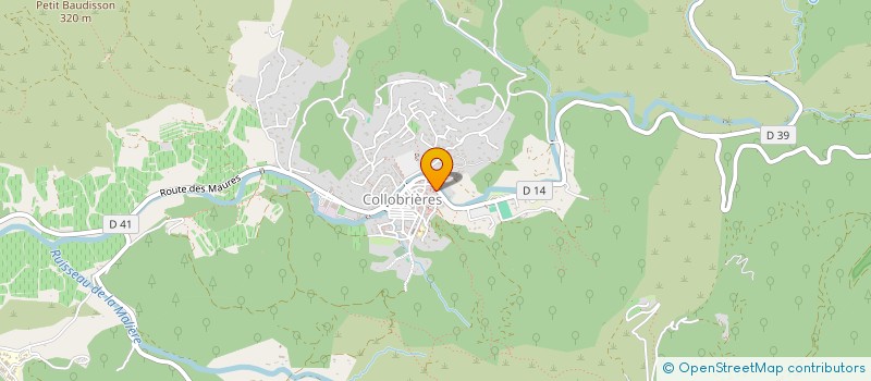 localisation de l'entreprise MONSIEUR CHRISTOPHE SIBUT  COLLOBRIERES