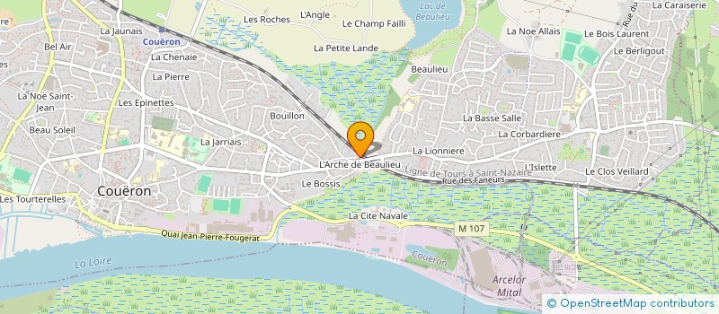 localisation de l'entreprise MONSIEUR CHRISTOPHE SICOT  COUERON