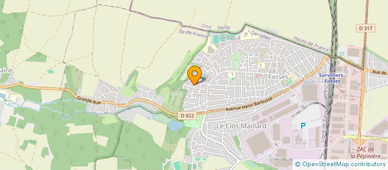 localisation de l'entreprise MONSIEUR CHRISTOPHE SIKIC  BERTHECOURT