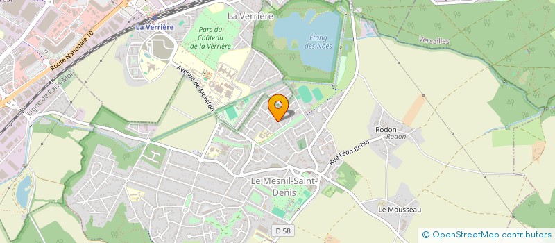 localisation de l'entreprise MONSIEUR CHRISTOPHE SILVESTRE DA SILVA  LE MESNIL-SAINT-DENIS