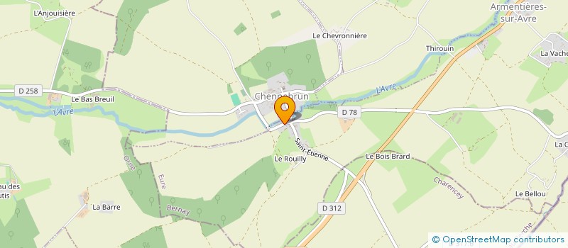 localisation de l'entreprise MONSIEUR CHRISTOPHE SIMOES  ARMENTIERES-SUR-AVRE