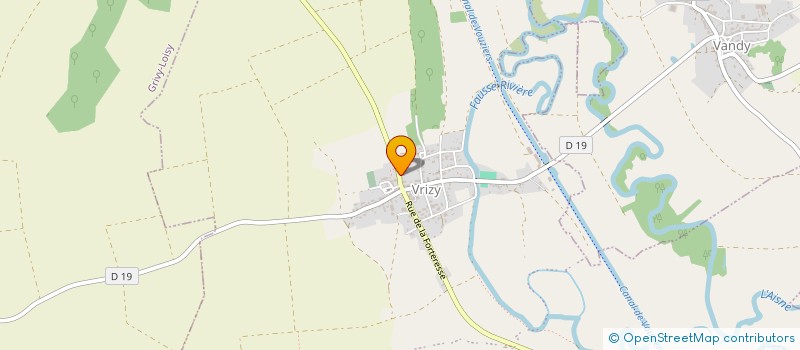 localisation de l'entreprise MONSIEUR CHRISTOPHE SIMON  VOUZIERS