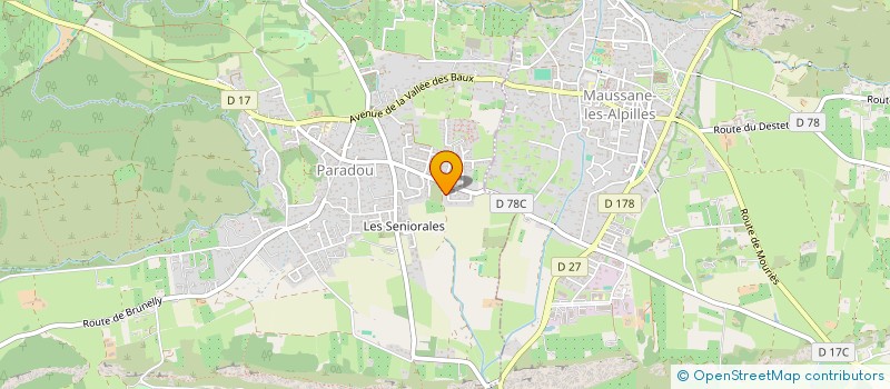 localisation de l'entreprise MONSIEUR CHRISTOPHE SIMONCINI  PARADOU