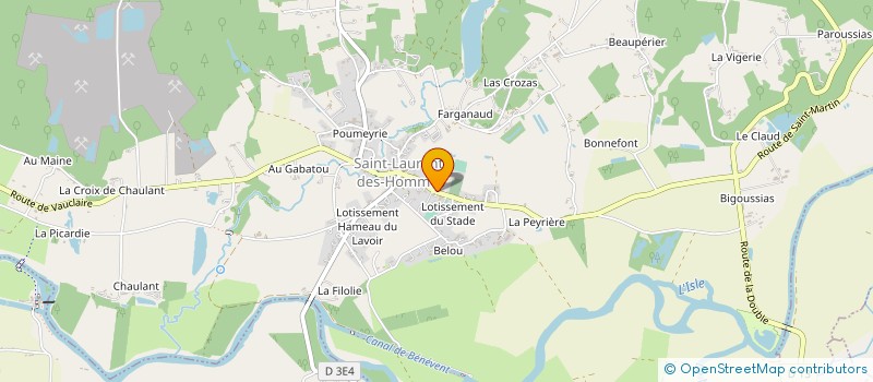 localisation de l'entreprise MONSIEUR CHRISTOPHE SIMONNET à SOURZAC