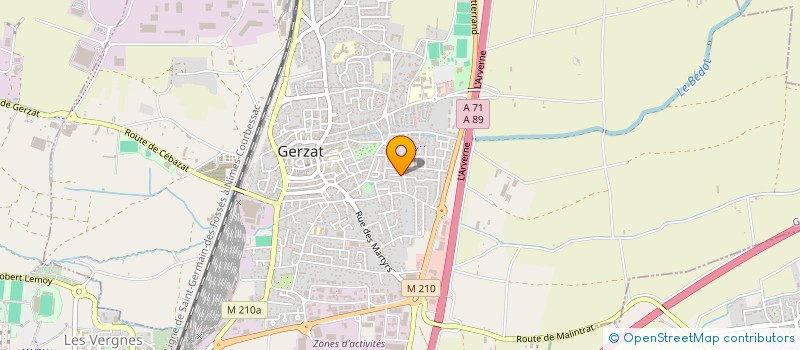 localisation de l'entreprise MONSIEUR CHRISTOPHE SIOC'HAN à GERZAT