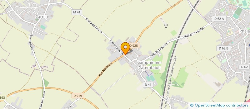localisation de l'entreprise MONSIEUR CHRISTOPHE SION à CAMPHIN-EN-CAREMBAULT