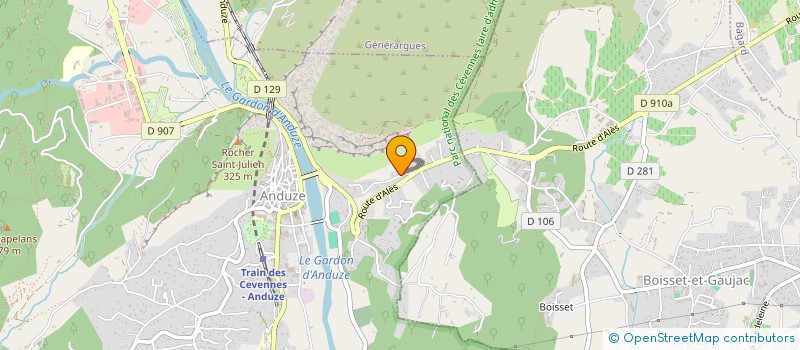 localisation de l'entreprise MONSIEUR CHRISTOPHE SMITH  ANDUZE