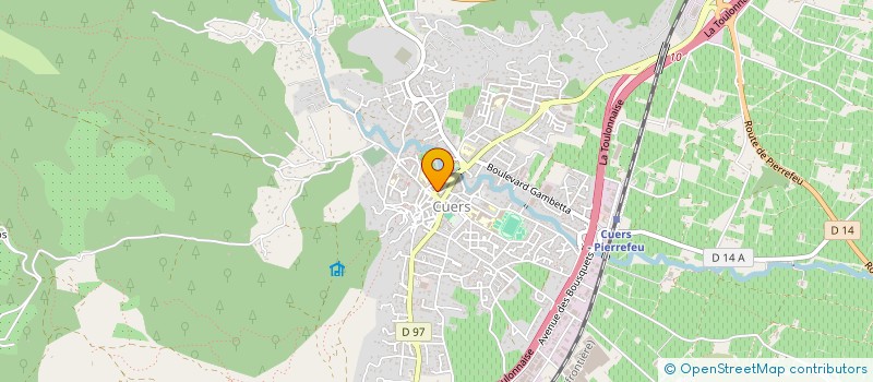 localisation de l'entreprise MONSIEUR CHRISTOPHE SOAVI  CUERS