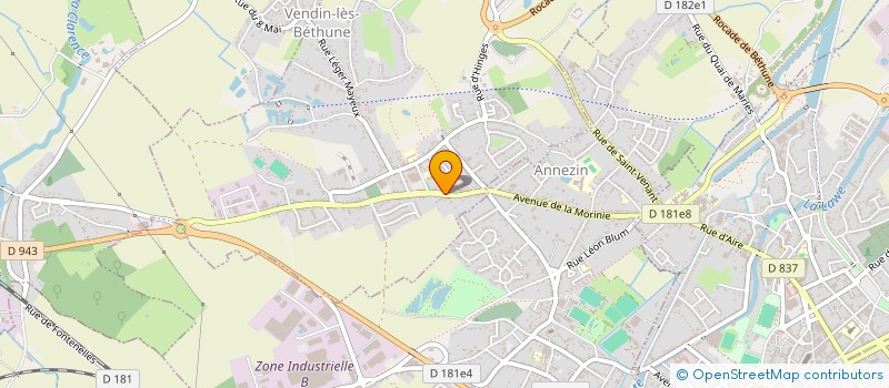 localisation de l'entreprise MONSIEUR CHRISTOPHE SOBO à VENDIN-LES-BETHUNE