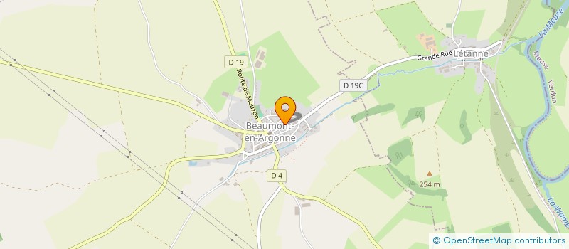 localisation de l'entreprise MONSIEUR CHRISTOPHE SOBOTA  BEAUMONT-EN-ARGONNE