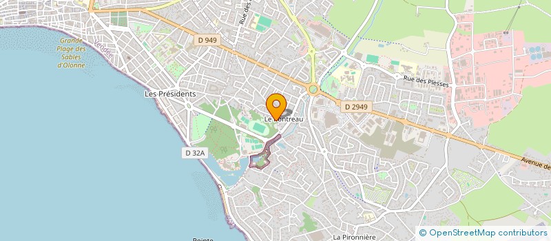 localisation de l'entreprise MONSIEUR CHRISTOPHE SOIRON à LES SABLES D'OLONNE