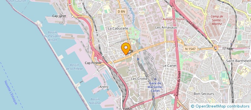 localisation de l'entreprise MONSIEUR CHRISTOPHE SOLER à MARSEILLE