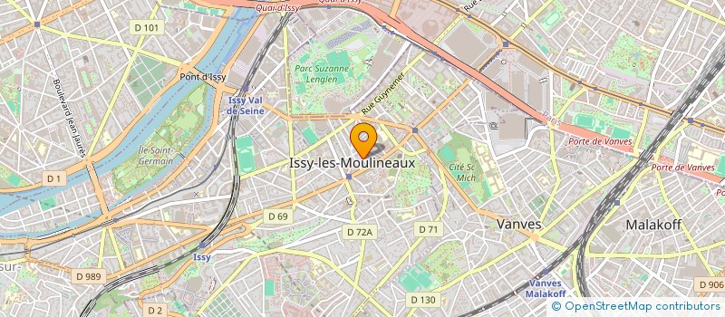 localisation de l'entreprise MONSIEUR CHRISTOPHE SOLIGNAC à ISSY-LES-MOULINEAUX