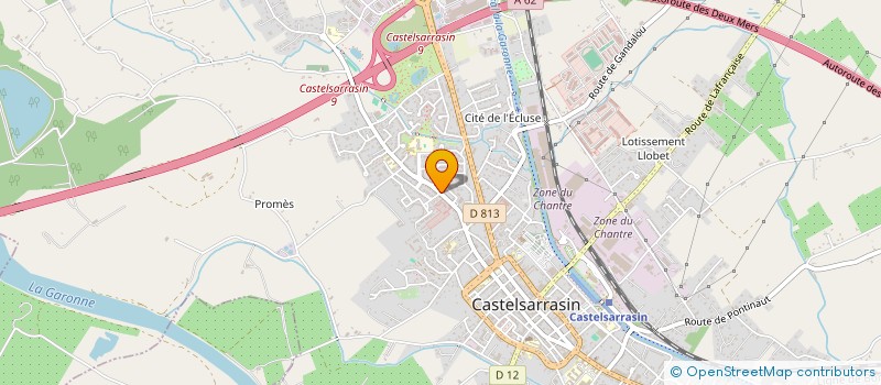 localisation de l'entreprise MONSIEUR CHRISTOPHE SOLLIER  CASTELSARRASIN