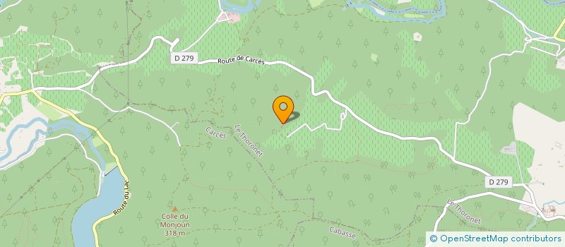 localisation de l'entreprise MONSIEUR CHRISTOPHE SOMIGLI  LE THORONET