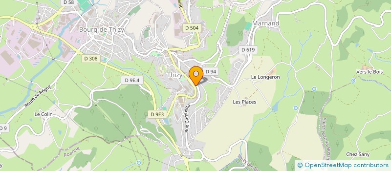 localisation de l'entreprise MONSIEUR CHRISTOPHE SONNERY-BOUILLON  THIZY-LES-BOURGS