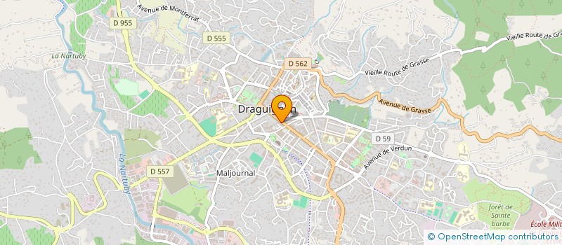 localisation de l'entreprise MONSIEUR CHRISTOPHE SORBIER à DRAGUIGNAN