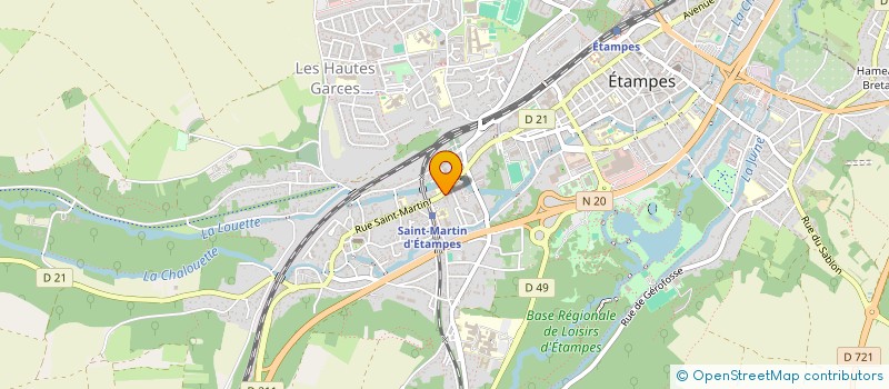 localisation de l'entreprise MONSIEUR CHRISTOPHE SORET à ETAMPES