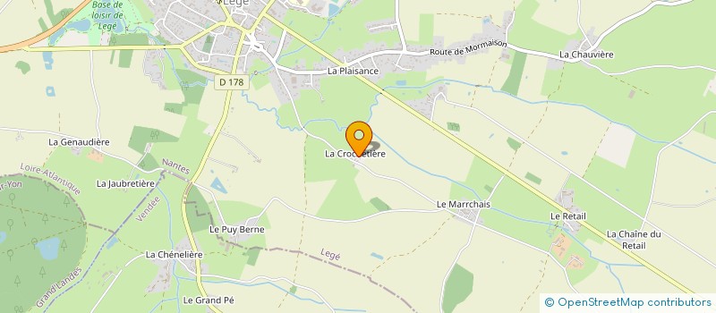 localisation de l'entreprise MONSIEUR CHRISTOPHE SORIN  LEGE