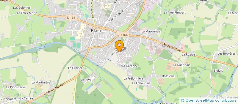 localisation de l'entreprise MONSIEUR CHRISTOPHE SORIN  BLAIN