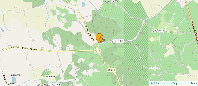 localisation de l'entreprise MONSIEUR CHRISTOPHE SOUBREVIE  BROZE