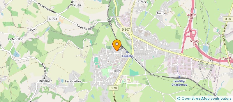 localisation de l'entreprise MONSIEUR CHRISTOPHE SOULERIN  BULLY