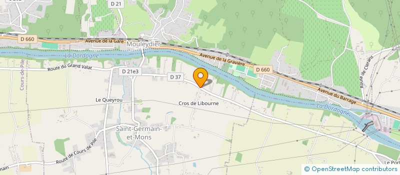 localisation de l'entreprise MONSIEUR CHRISTOPHE SOURBEY  SAINT-GERMAIN-ET-MONS