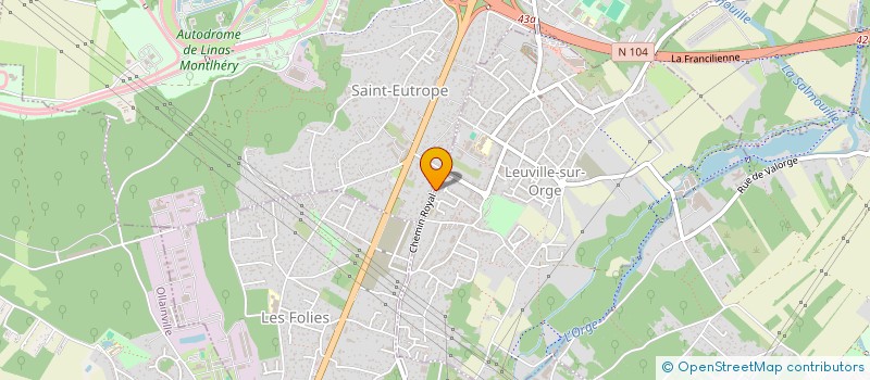 localisation de l'entreprise MONSIEUR CHRISTOPHE SOUSINHA ESCOLASTICO  LEUVILLE-SUR-ORGE